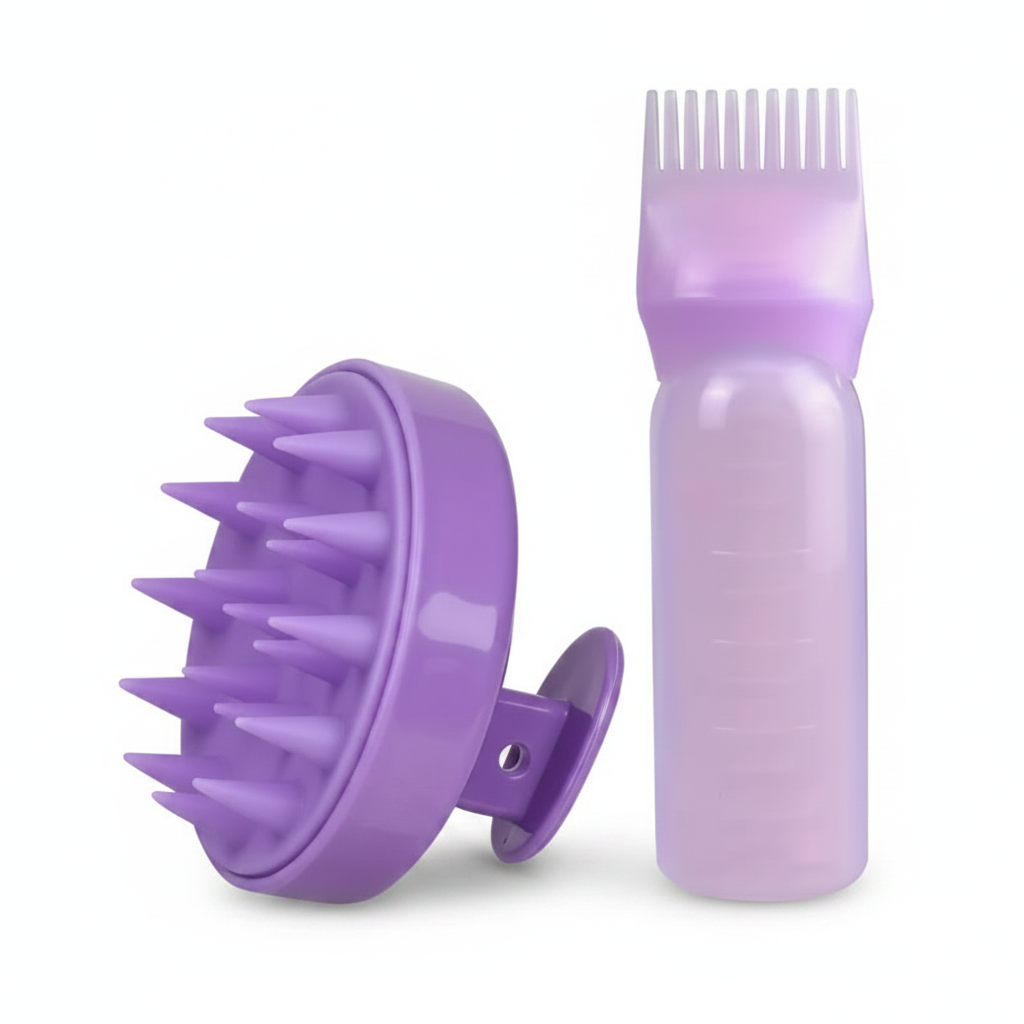 Scalp Massage Brush & Root Applicator Set