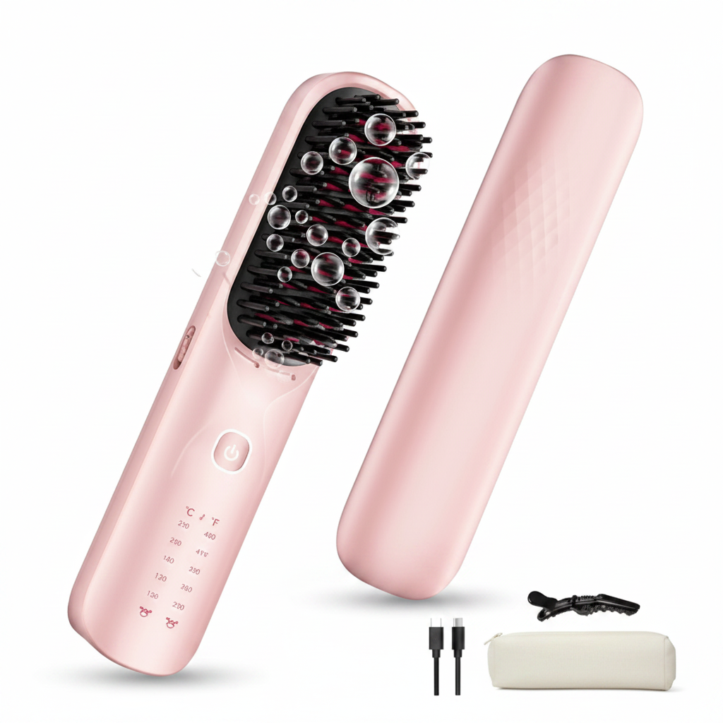 Cordless Mini Straightener Brush